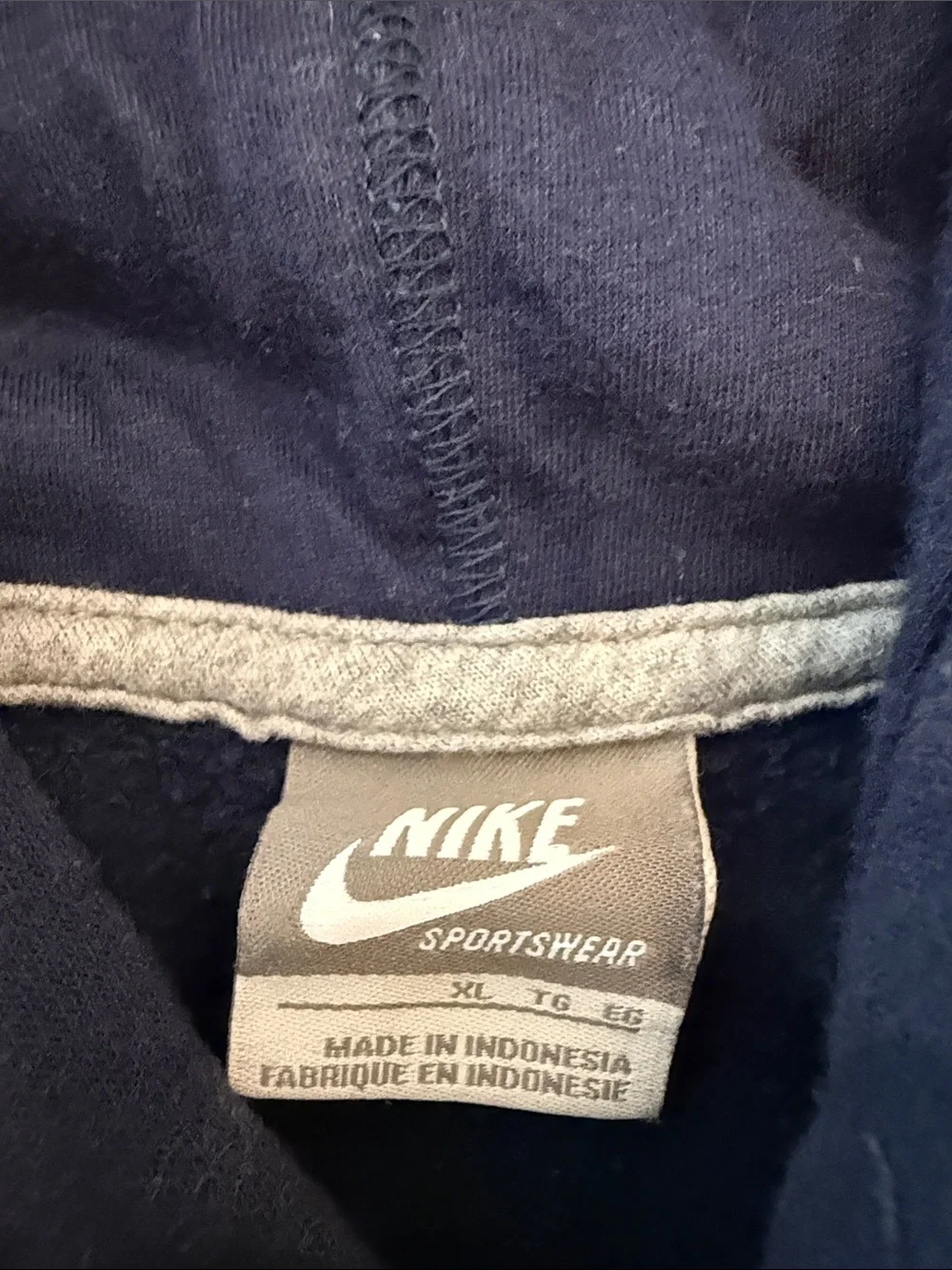 Nike Navy Blue 'Nike Football' Pullover Hoodie xl